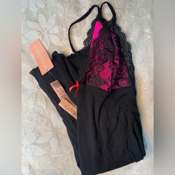 LEG AVENUE SERAPHINA JERSEY NIGHTIE LARGE😍 - Picture 3 of 6